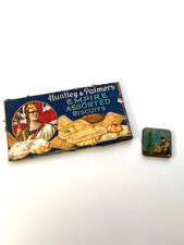 vintage tin lids x 2 Huntley