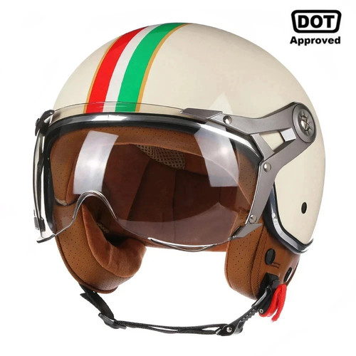 Open face motorcycle - face,