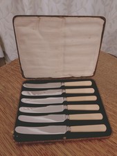 Vintage Set 6 x Faux Bone