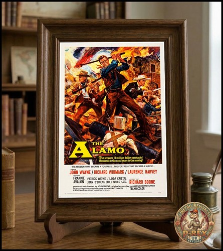 The alamo john wayne - alamo, 6"x4"