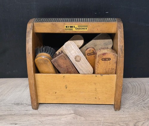 Vintage shoe cleaning box some - vintage,