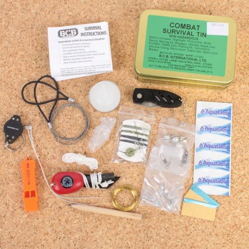 Combat survival tin bcb - tin,
