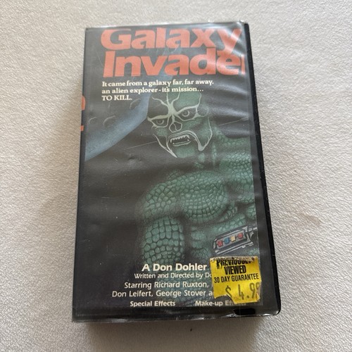 Galaxy invader vhs - invader, 1985