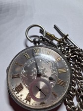 Antique John Forrest, Fusee, Pocket Watch, 1898, Silver, Chronometer Admiralty