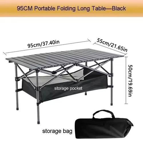 Portable folding camping table - portable,