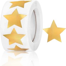 BOZILY 500pcs Gold Star