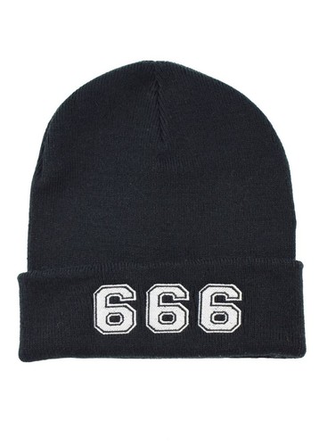 666 beanie gothic occult - 666,