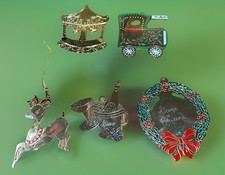 5 Vintage Gold Tone Metal