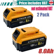 2PACK 18V 8.0AH REPLACEMENT