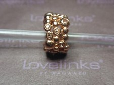 ** Genuine Lovelinks DEW DROPS CZ ROSE GOLD Charm RRP £39 **
