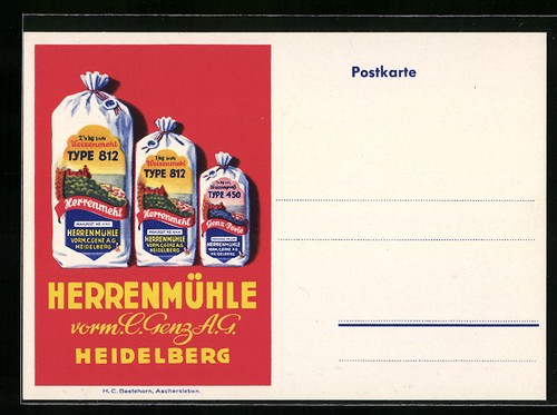 Postcard heidelberg men s - postcard, heidelberg,