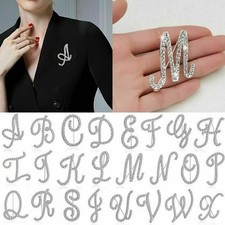 26 Letters Crystal Rhinestone