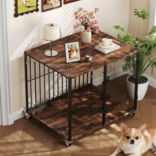 Dog crate furniture - dog,