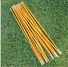 3.9M Outdoor Camp Aluminum Alloy Replacement Spare Tent Poles 11 sections UK