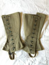US Ww2 Canvas Gaiters /