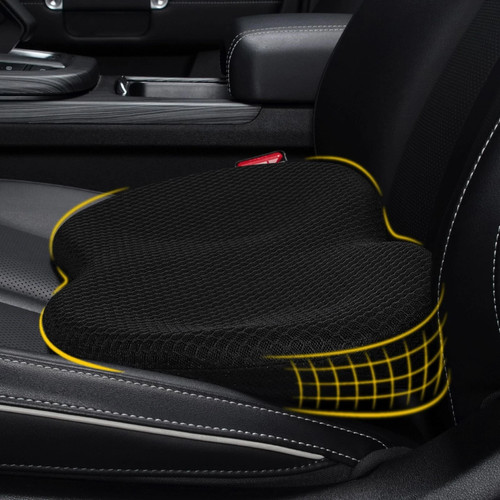 Wedge car seat cushion memory - cushion,