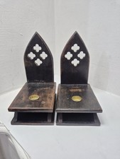 Pair of Gothic-Style Wooden
