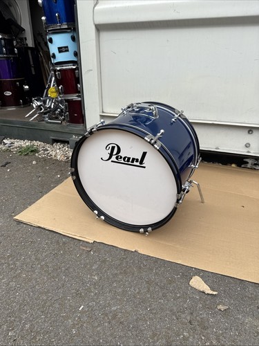 Tiger bass drum blue - bass,