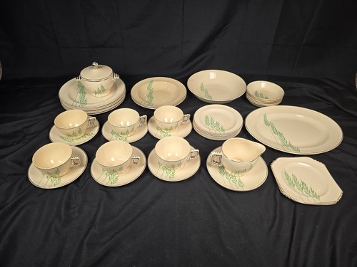 Piece leigh ware pottery - leigh,