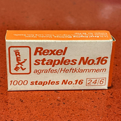 Vintage rexel metal staples - vintage,