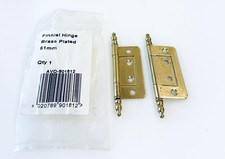 Brass Plated Finial Door Hinge