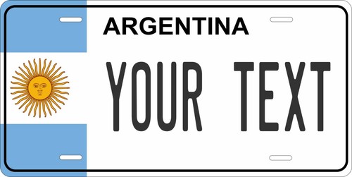 Argentina flag license - argentina,