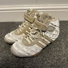 adidas Monaco Goodyear Trainers 2004 White Gold 538592 Ladies UK 7.5
