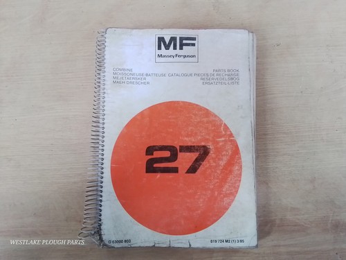 Massey ferguson parts - massey, manual