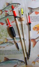 FOUR OLD-SCHOOL HANDCRAFTED LANCASHIRE ROACH CANAL FLOATS