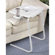 Portable TV Tray Table w/Cup