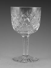 Thomas WEBB Crystal - WELLINGTON Cut - Claret Wine Glass / Glasses - 4 3/4" (1ST