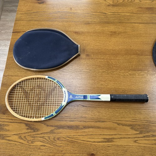 Vintage dunlop alpha wooden - vintage,