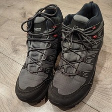 Berghaus Hiking Boots Mens Size UK 10 Grey Vibram Outsole Goretex Waterproof