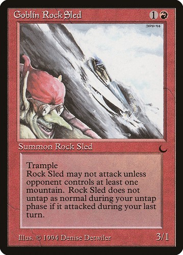 Mtg goblin rock sled - [mtg], (067)
