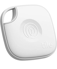 Tile by Life360 Mate (2024) Bluetooth Tracker Keys Finder & Item Locator White