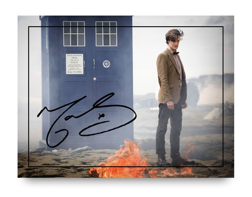 Matt smith signed memorabilia - signed,