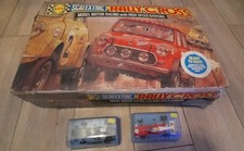 Vintage Rally Cross Scalextric set with Extra Track and Cars