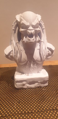 Printed predator bust - 3d,