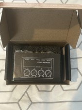 Mini Audio Mixer Small Mixer RCA Inputs Output 4 Channel Portable Passive Mixer