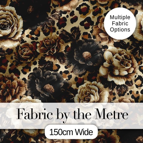 Vintage floral and leopard - floral,