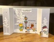 Entirely Handmade 3d Children’s Christmas Card Can Be Personalised