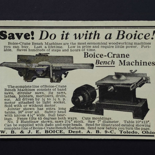 Boice crane bench - boice,