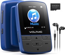 WOLFANG 64GB MP3 Players with