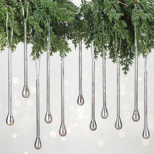 Yalikop pcs glass teardrop - 12,