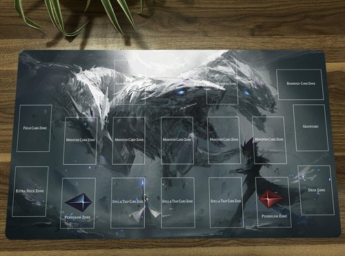 Yugioh playmat blue - yugioh, blue-eyes