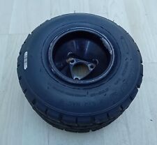 1 x Rear Dunlop KT3 Wet Tyre on Freeline Ali Rim,    Go Kart,Prokart,Iame,Honda