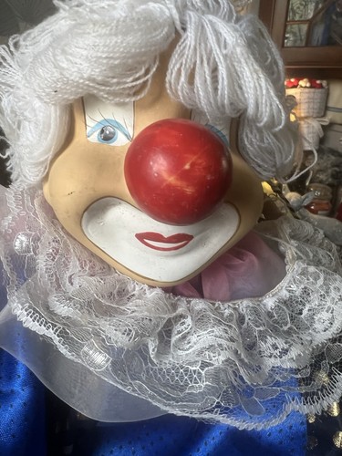 Vintage porcelain clown - clown, doll