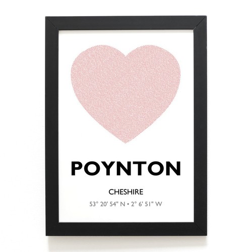 Print poynton cheshire - a4,