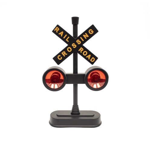 Flashing railroad crossing - railroad,