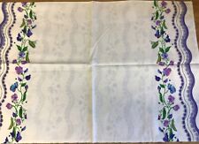 Sweet Pea Violet Cath Kidston 1 Housewife Pillowcase Cotton Percale New Floral